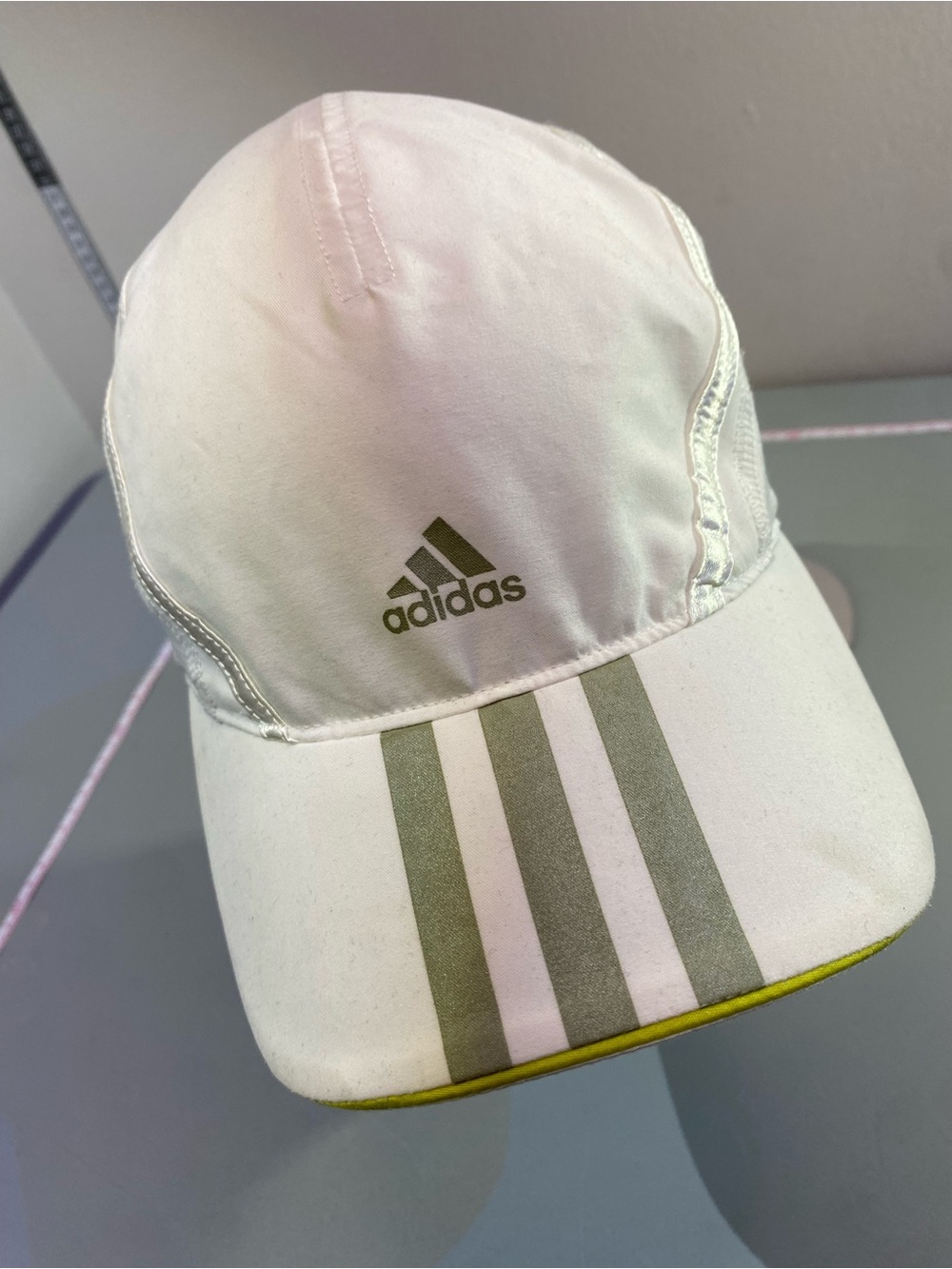 Adidas Climacool 365 White Lime Bordure Women's Adjustable Cap with Logo